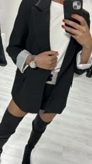 Kolu katlamalı blazer ceket