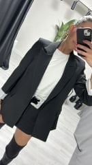 Kolu katlamalı blazer ceket