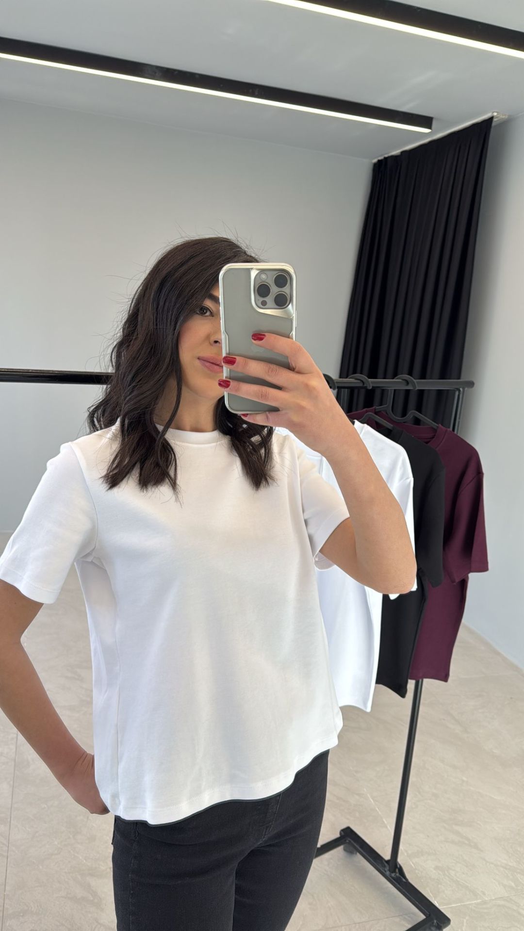 Marka model basic tişört